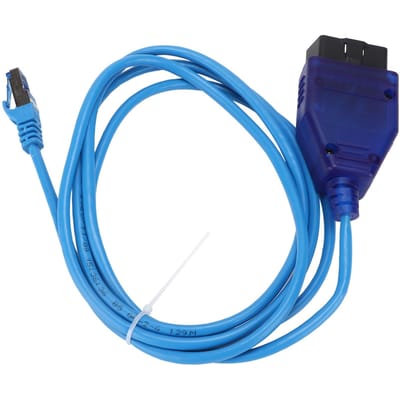 ENET Interfacekabel OBD RJ45 Codering Programmering met LED-licht Vervanging voor F1357 Serie blue