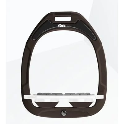 Plat Grip Beugels Bruin/Wit/Bruin Flex-On Green Composite