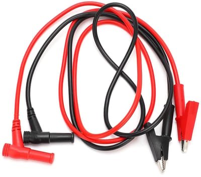 Multimeter Testlijn - Meetkabel Sets - Elektronische Meting - Antislip Textuurontwerp - 1 Meter Lengte - Rood en Zwart