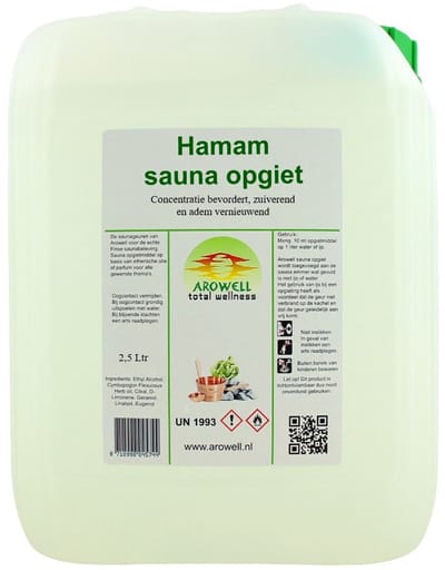 Arowell - Hamam sauna opgiet saunageur opgietconcentraat - 2,5 liter