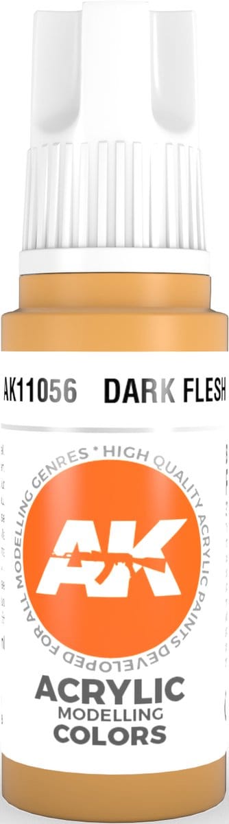 Dark Flesh Acrylic Modelling Color - 17ml - AK-11056
