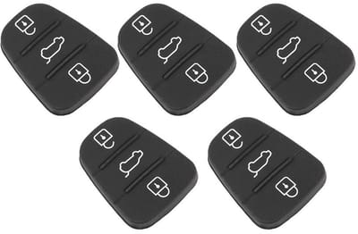 Dailygoods- Autosleutel Cover - 5 Stuks - Rubber - Beveiligd - Sleutelhoesje - Geschikt voor 2013 Soul - Duurzaam Materiaal - Sleutelhoes