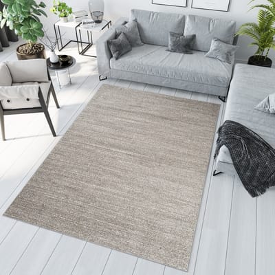 Tapiso Sari Vloerkleed Lichtgrijs Woonkamer Tapijt Maat- 160x220