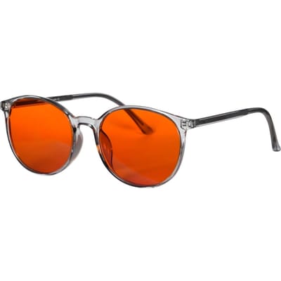 SHINU Lunettes Bloquant la Lumière Bleue et Rouge Verres Orange pour un Meilleur Sommeil Travail sur Ordinateur Lunettes pour Femmes TR90