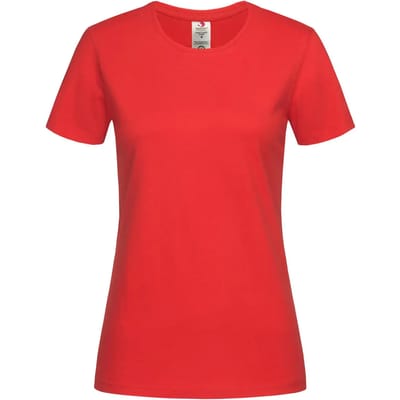 Stedman Classic-T Organic Fitted Women S2620 - SCARLET RED - XS