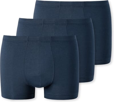 Uncover by Schiesser 3PACK Shorts Heren Onderbroek - donkerblauw