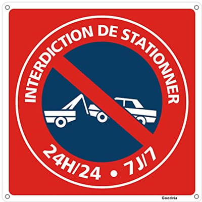 Verboden te Parkeren Bord - Aluminium - Reflecterend - Duurzaam - 300mm - 24/7 Veiligheidsinformatie
