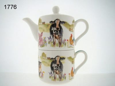 Lesser & Pavey Tea for One Farmyard – Theepot en Mok – Jennifer Rose