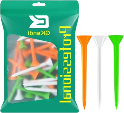 Golf Tees - Golf Accessoires - Golfen - Onbreekbaar Plastic - 2 3/4 en 3 1/4 Inch - Gemengde Kleuren