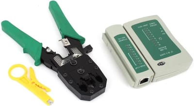 Netwerkgereedschap Kit - Kabel Tester - Netwerk Installatie - 6 in 1 Functies - Compact Formaat - Meerdere kleuren