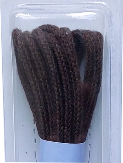 Gala Veter - Donker Bruin - Dun Rond - Lengte 120 cm - Dikte 2,5 mm - Schoenveter