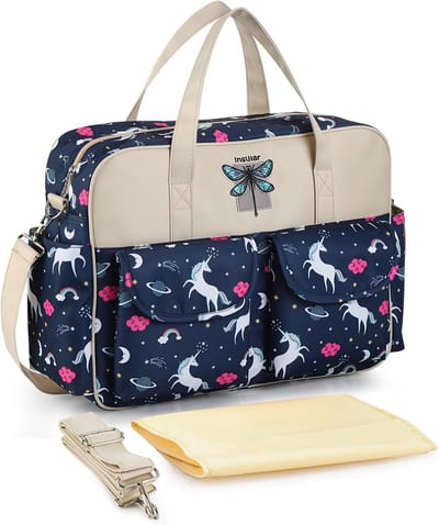 Luiertas - Baby tas - Baby verzorgen - Grote capaciteit - 42 cm - Zwart
