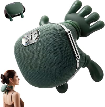 Ervaar ultieme ontspanning met een 4D nek- en rugmassager, verwarmd, 3 standen en 2 temperaturen voor pijnverlichting en spierontspanning