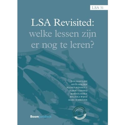 Lsa Revisited. Welke Lessen Zijn Er Nog Te Leren - Lsa-Reeks - T. Hartlief