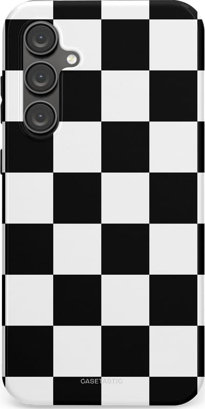 Casetastic Hoesje Geschikt voor Samsung S23 FE - Stijlvolle Beschermende Duo-layer Case - Schaak