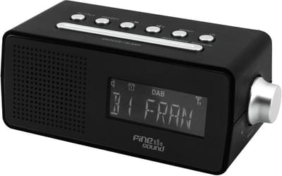 Klokradio met DAB+ en FM RDS, Dubbel Alarm en USB Opladen