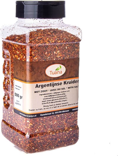 Tuana Kruiden - Argentijnse Kruiden - Strooibus 500 Gram - Tuanashop - GP-A-0009