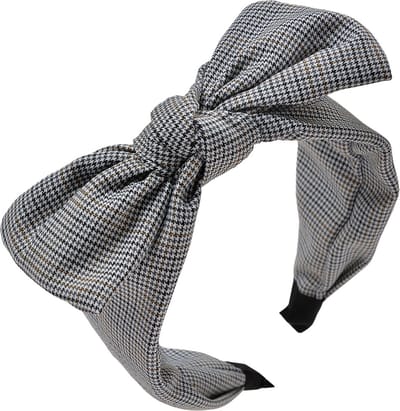 Clayre & Eef Haarband Dames Grijs Synthetisch