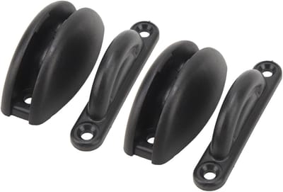RV Deurhouder Kit - Deurstop Camper - Deur Stabiliseren - Nylon Boogontwerp - 10 x 6 x 3 cm - Zwart
