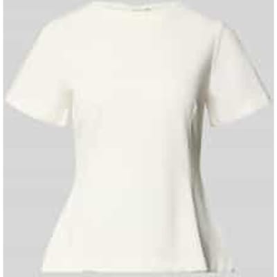Shaped fit T-shirt met middennaad