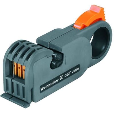 Weidmüller 9005700000 CST VARIO Stripautomaat Geschikt voor: Coaxkabel, Ronde datakabel 2.5 tot 8 mm RG58, RG71, RG59, RG62 Geschikt voor merk