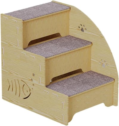 Huisdier Ladder - Honden Trappetje - Hulp bij Klimmen - Beschermt Gewrichten - 38x38x7 cm - Zoals Afgebeeld