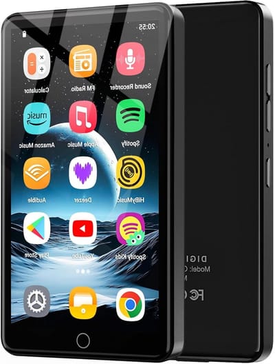 Digitale Muziekspeler - MP3 MP4 Speler - Muziek Luisteren - Android 13 OS - 160GB Opslag - Zwart