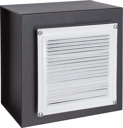 Verstopbare Wandkluis met Ventilatierooster - Veilig en Onopvallend, 20 x 20 x 13 cm, 6 l