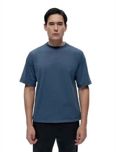 Born Living Yoga Tarn T-shirt Met Korte Mouwen Blauw S Man