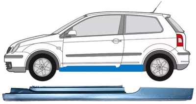 Volledige dorpel voor Volkswagen Polo 2001-2009 / Links