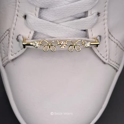 Beste Veters - Schoenaccessoires - Schoenveter clips - Sneaker gesp - Schoenveter gesp - Veter clip - Gold - Cadeau - Kerst