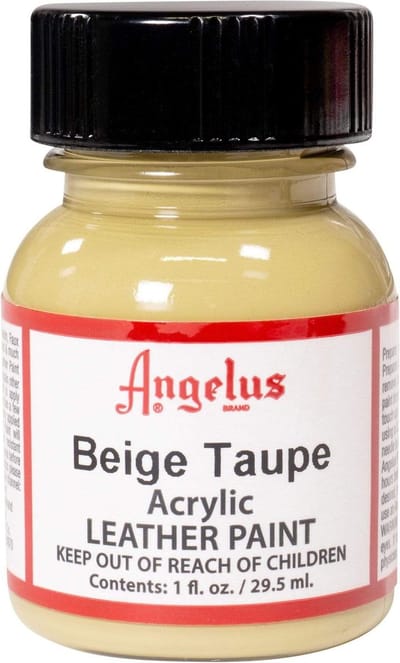 Angelus Leather Acrylic Paint - textielverf voor leren stoffen - acrylbasis - Beige Taupe - 29,5ml