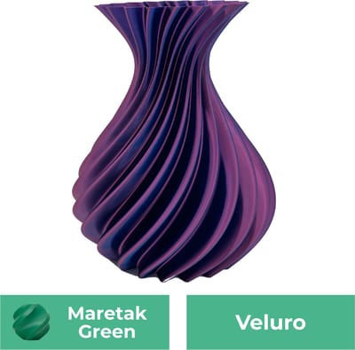 Veluro design vaas – Decoratieve vaas - Maretak Groen - 3d geprinte vaas – geschikt voor droogbloemen - 20CM