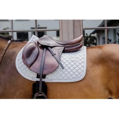 Kentucky Horsewear - Zadeldoek diamond rope jumping grijs