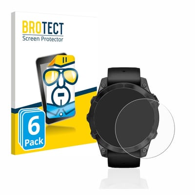 BROTECT - Screenprotector voor Garmin Epix Pro (Gen 2) (47 mm) - Folie Beschermfolie transparant 6 Stuks
