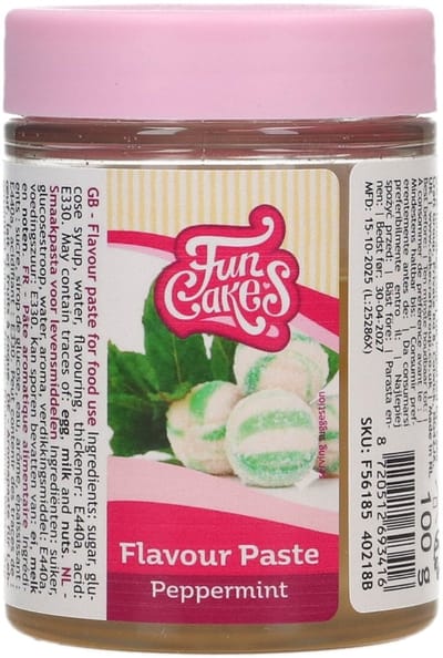 FunCakes Smaakpasta - Aroma - Pepermunt - 100g