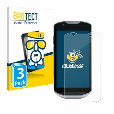 Screenprotector 3 Stuks voor Zebra TC57x Beschermglas transparant