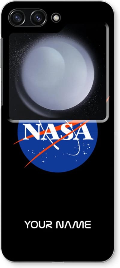 Gepersonaliseerd - Case Company® - Hoesje geschikt voor Samsung Galaxy Z Flip5 hoesje - NASA - Soft Cover Telefoonhoesje - Bescherming aan alle Kanten en Schermrand