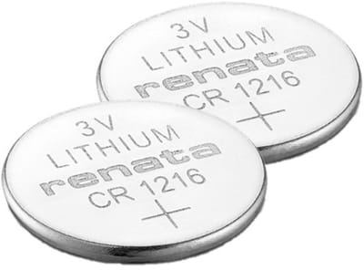 Renata - Knoopcel batterijen - CR1216 - Lithium - 3V - 20 stuks