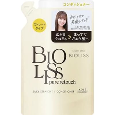 Kose - Bioliss Pure Retouch Sliky Straight Conditioner 340ml Refill