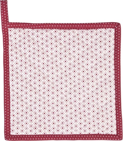 Clayre & Eef Katoenen Pannenlap rood - DOT45R