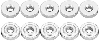 Dailygoods - Din467 Gb807 Vingermoeren Set - 10 Stuks - M3 M4 M5 M6 M8 M10 - Handgreep Moeren - Duurzaam Metaal - Ideaal voor Industrie en Huis