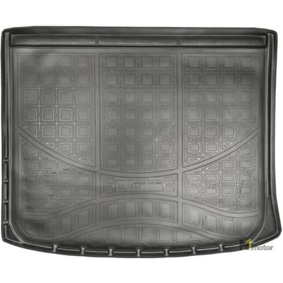 Doublures NORM | Tapis De Coffre En Caoutchouc TPE Toutes Saisons Pour Jeep Cherokee Kl depuis 2013 noir