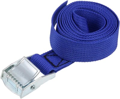 Spanband - Sjorband met gesp - Vastzetten lading - 250 kg werklast - 1.5 meter - Blauw