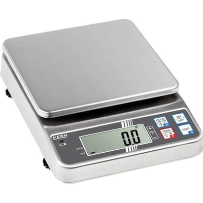 Kern KERN FOB 3K1 Tafelweegschaal Weegbereik (max.) 3 kg Resolutie 1 g werkt op stekkernetvoeding Zilver