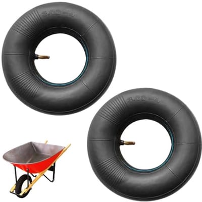 2 Stuks Luchtkamer voor Kruiwagen 3.00-4 - Hoogwaardige Rubber Slangen voor Handwagens en Transportwagens