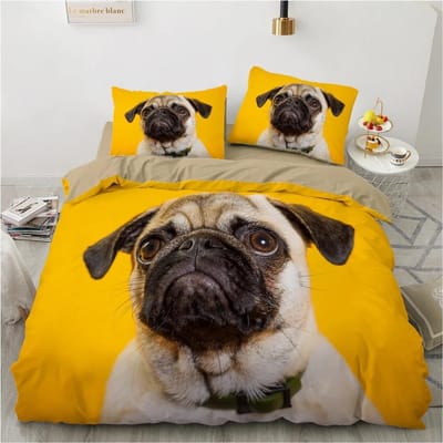 Dieren Liggen Dekbedovertrekset, Jongen&Meisje Dekbedovertrek Kussensloop Cadeau, Thuis Slaapkamer Quiltset Groot King 260x220cm 70x133cm 2pcs