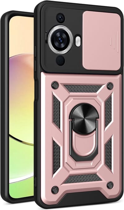 Hoesje geschikt voor Huawei nova 12s - Techsuit Camshield Back Cover - Roségoud