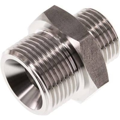 G 3/4'' x G 1/2'' RVS Borstnippel 40 Bar - FL2S-M-ST-034G-012G