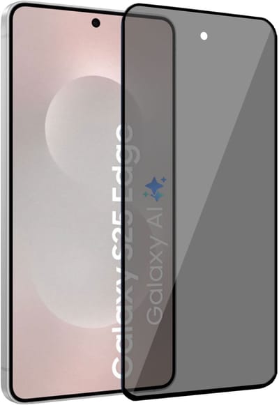 ChiGuard Privacy Screenprotector geschikt voor Samsung Galaxy S25 Edge Screenprotector - Beschermglas - Privé GuardCover